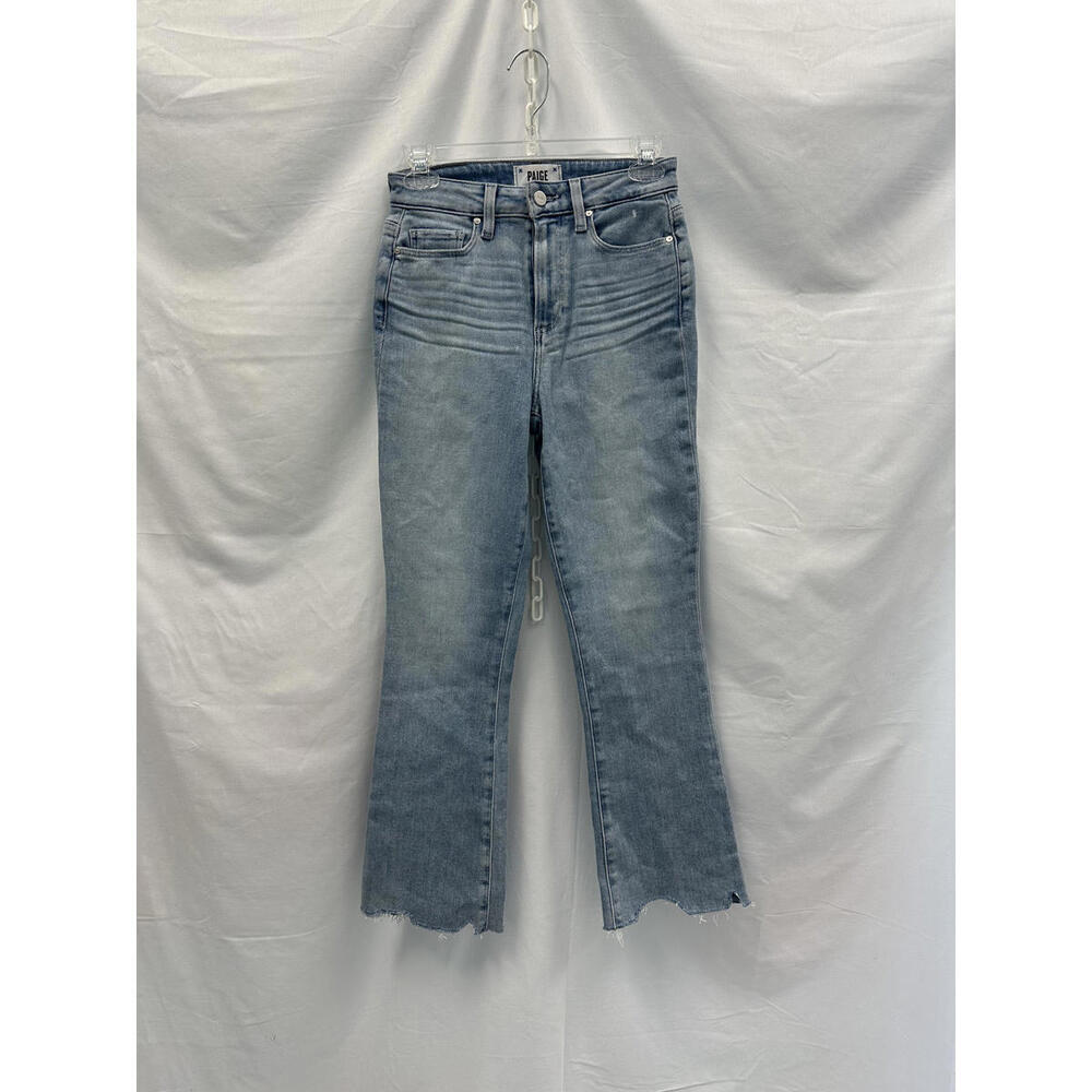Paige Femme High Rise Crop Mini Boot Jeans